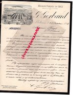 11 - NARBONNE- 1884 - RARE LETTRE MANUSCRITE SIGNEE G. GERBAUD-CLOS GERBAUD-VINS -EXPOSITION UNIVERSELLE PARIS 1879 - 1800 – 1899