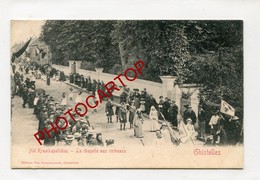 GISTEL-Het Kraaikapelleken-Procession-La Chapelle Aux Corbeaux-Periode Guerre 14-18-1WK-Belgien-Feldpost- - Gistel