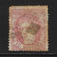 ESPAÑA. Edifil Nº 105 Usado Y Defectuoso - Used Stamps