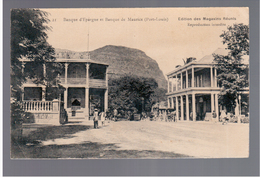 MAURITIUS  Banque D’Epargne Et Banque De Maurice (Port Louis) Ca 1910 OLD POSTCARD 2 Scans - Maurice