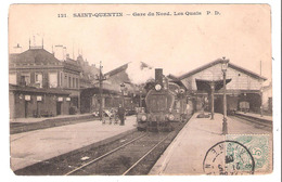 Saint Quentin (02 - Aisne) Gare Du Nord - Les Quais - 121 - Saint Quentin