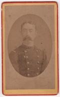 CDV Photo Originale XIXème Militaria 58 Sur Le Col Cdv 2541 - Alte (vor 1900)