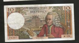 FRANCE - BANQUE De FRANCE - 10 Francs VOLTAIRE ( L. 5 / 2 / 1970 ) Serie: W. 556 - 10 F 1963-1973 ''Voltaire''