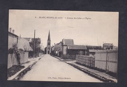 Le Blanc Mesnil (93) Avenue Des Lilas Et Eglise ( Ed. Metairie ) - Le Blanc-Mesnil