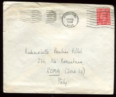 Royaume Uni - Enveloppe De Maidstone Pour Rome En 1946 - Réf O44 - Marcophilie