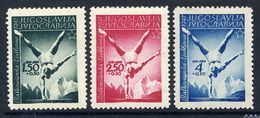 YUGOSLAVIA 1947 Balkan Games MNH / **.  Michel 524-26 - Nuevos