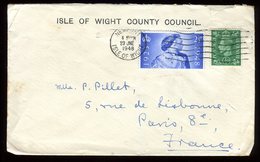 Royaume Uni - Enveloppe De Newport Pour La France En 1948 - Réf O54 - Postmark Collection