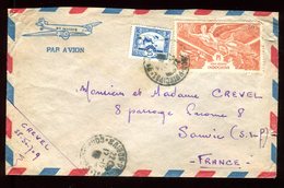 Indochine - Enveloppe De Saïgon Pour La France - Réf O72 - Covers & Documents