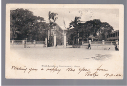 MAURITIUS Port-Louis, Governement - House Ca 1910 OLD POSTCARD 2 Scans - Maurice