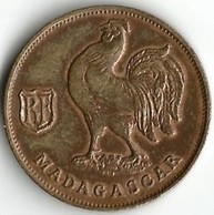 1 Pièce De Monnaie 1  Franc Prétoria  1943 Superbe - Madagascar