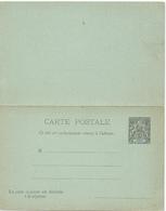 ENTIER POSTAL AVEC REPONSE PAYEE - Lettres & Documents