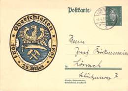 P190  Deutsches Reich 1931 - Cartes Postales