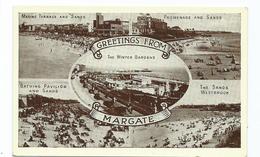 Kent Margate Multiview Postcard Rp - Margate