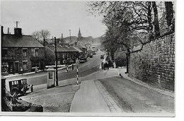 REAL PHOTO POSTCARD - DRONFIELD -  CHESTERFIELD ROAD - B188 - Derbyshire