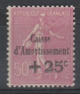 FRANCE  1929 CAISSE D AMORTISSEMENT N° 254  **  MNH  COTE 75 - 1927-31 Caisse D'Amortissement