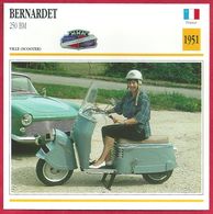 Bernardet 250 BM, Scooter De Ville, France, 1951, Une Reconversion Réussie - Deportes