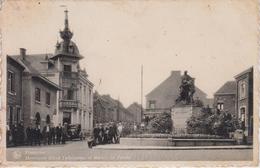 CPA Frameries - Monument Alfred Defuisseaux Et Maison Du Peuple (belle Animation) - Frameries