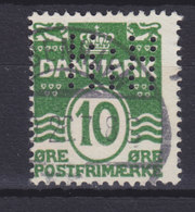 Denmark Perfin Perforé Lochung (H37) 'HiH' Forsikrings A/S Haand I Haand, København (2 Scans) - Variétés Et Curiosités