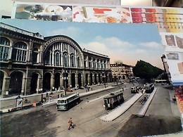 3 CARD TORINO -STAZIONE PORTA NUOVA PALAZZO LAVORO E STATUA  BRONZO VB1955/61 GV4018 - Stazione Porta Nuova