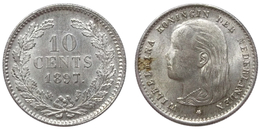 10 Cents 1897 (Netherlands) Silver - 10 Centavos
