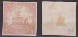 Brazil Brasil Telegrafo Telegraph 1871 500R (*) Mint Kiefer - Telegraphenmarken