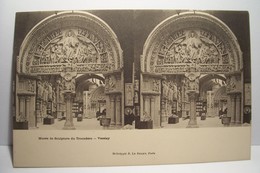 Delcampe - PARIS  -   MUSEE DE SCULPTURE DU TROCADERO - VEZELAY - CARTE STEREOSCOPIQUE  * - Museen
