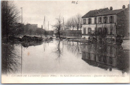 93 ILE SAINT DENIS - Le Quartier Du Chemin Vert Lors Des Inondations - L'Ile Saint Denis