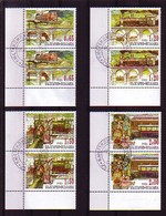 BULGARIA / BULGARIE - 2018 - 130 Ans Chemins De Fer Bulgares -  Paire  Obl. - Gebraucht