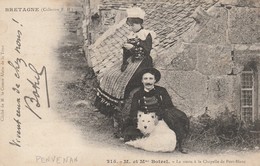 22 - PENVENAN - Mr Et Mme Botrel - La Sieste à La Chapelle De Port Blanc (carte Soirée Bretonne 25 Juin 1904) - Penvénan