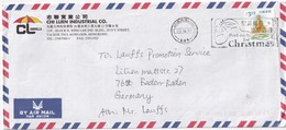 HONG KONG 2001   LETTRE POUR BANDE-BADEN - Covers & Documents