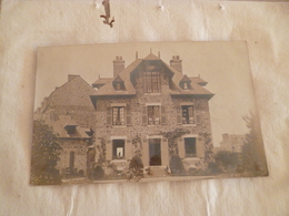 Carte Photo 35 Ille Et Vilaine à Situer Grand Manoir - Andere & Zonder Classificatie