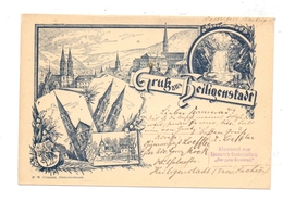 0-5630 HEILIGENSTADT, Gruß Aus..., 1895, Frühe Karte - Heiligenstadt