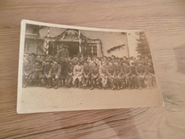 Carte Photo Miliaires Militaria Groupe Important Chasseurs Alpins - Characters