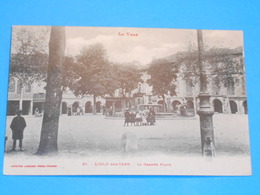 81 ) L'isle-sur Tarn - N° 65 - La Grande Place  -  Année 1917 :  EDIT  Labouche - Lisle Sur Tarn