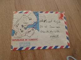 Lettre France Militaria Militaire Djibouti Postes U Armées 23/12/1985 - Militärstempel Ab 1900 (ausser Kriegszeiten)