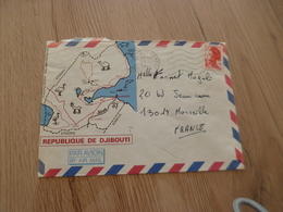 Lettre France Militaria Militaire Djibouti Postes U Armées 23/12/1985 - Cachets Militaires A Partir De 1900 (hors Guerres)