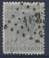 BELGIE - OBP Nr 17  - Leopold I - Cachet  163  "HAL" (ref. ST-1016) - Punktstempel