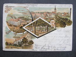 AK RIESA PAUSITZ Litho 1904  ///  D*34526 - Riesa