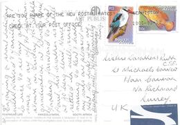 RSA South Africa 2005 Germeston Woodland Kingfisher Cral Rodcod Fish Viewcard - Cartas & Documentos