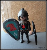 Figurine PLAYMOBIL - SOLDAT MEDIEVAL - Casque, Arbalette, Bouclier - Playmobil