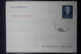 Nederland: Luchtbrief Lchtpostblad  Nr 4  First Day Of Issue 1-5-1952 - Entiers Postaux