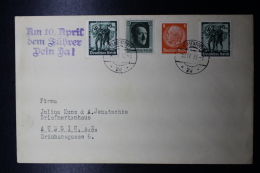 Austria: Anschluss :Cover 10-4-1938  Mixed Stamps, Am 10. April Den Führer Dein Ja! - Brieven En Documenten