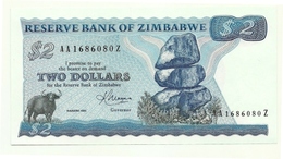 Zimbabwe - 2 Dollars 1983 ---- - Zimbabwe