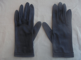 Ancien - Paire De Gants Noir Pour Femme Années 60 - 1940-1970