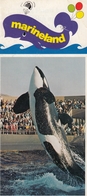 MARINELAND RANCHO PALOS VERDES CALIFORNIA VINTAGE BROCHURE GUIDE KILLER WHALE ORCA - Reiseprospekte