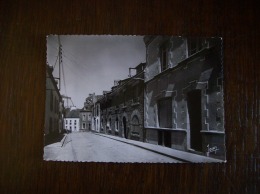 Carte Postale Ancienne D'Elliant: La Rue De La Mairie - Elliant