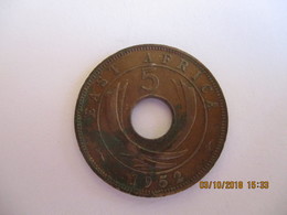 British East Africa: 5 Cents 1952 - Britse Kolonie