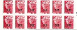 SAINT PIERRE ET MIQUELON, 2009, Booklet/carnet 9, 12x Red Marianne Beaijard - Postzegelboekjes