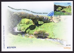 Armenien / Armenie / Armenia 2018, Tsakkar Natural Bridge, EUROPA CEPT - FDC - 2018