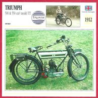 Triumph 500 & 550 Cm3 Model TT, Moto De Sport, Grande Bretagne, 1912, Le Modèle Qui Fit La Réputation De Triumph - Deportes